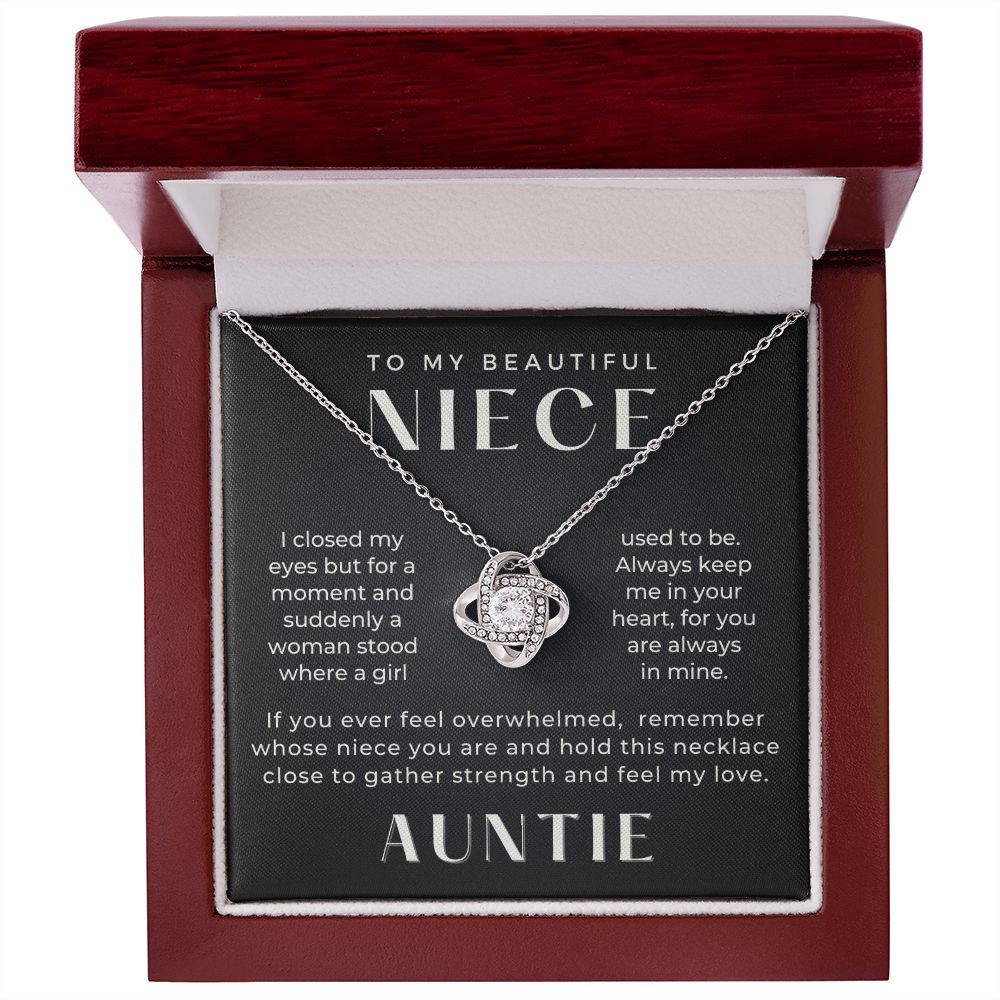 Niece Gift From Aunt | In My Heart Necklace 0631T22
