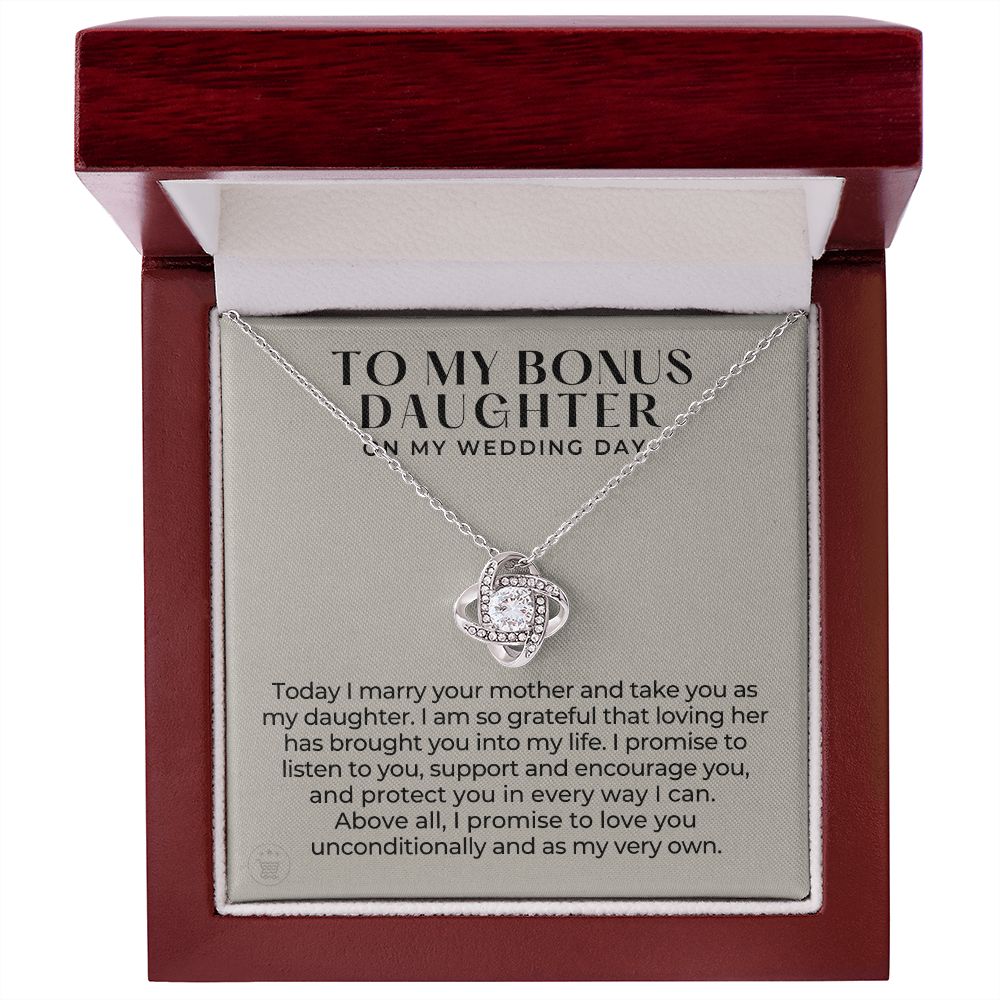 Stepdaughter Wedding Gift | Promise Necklace 0551T14