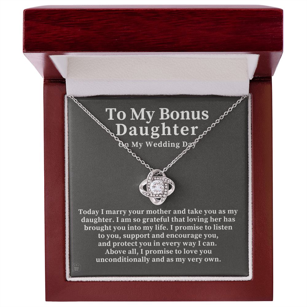 Stepdaughter Wedding Gift | Promise Necklace 0551T13