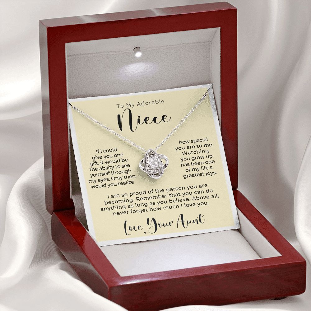 Niece Gift From Aunt | My Love Necklace 0581T19