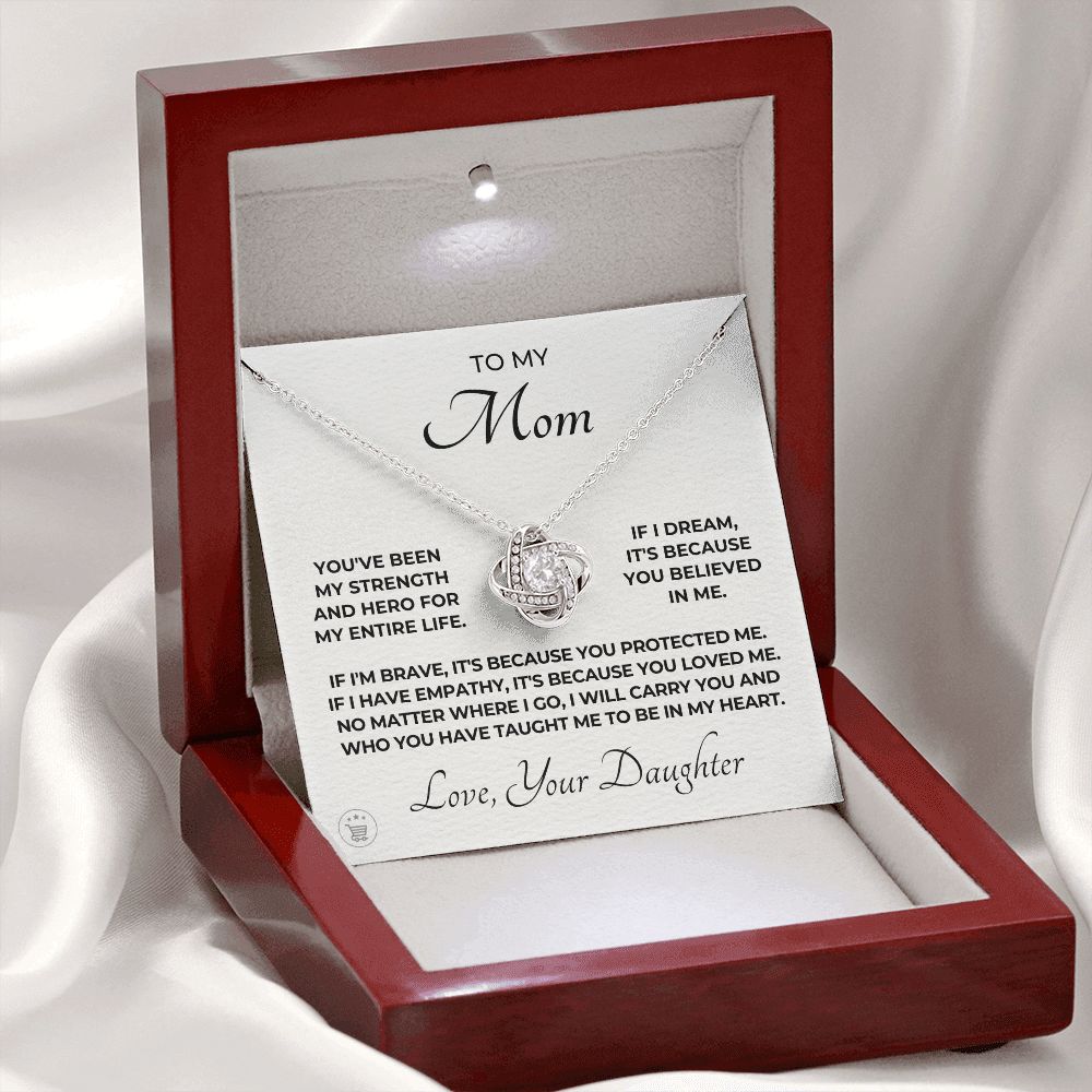 Gift For Mom | Because Of You Necklace 0658T1