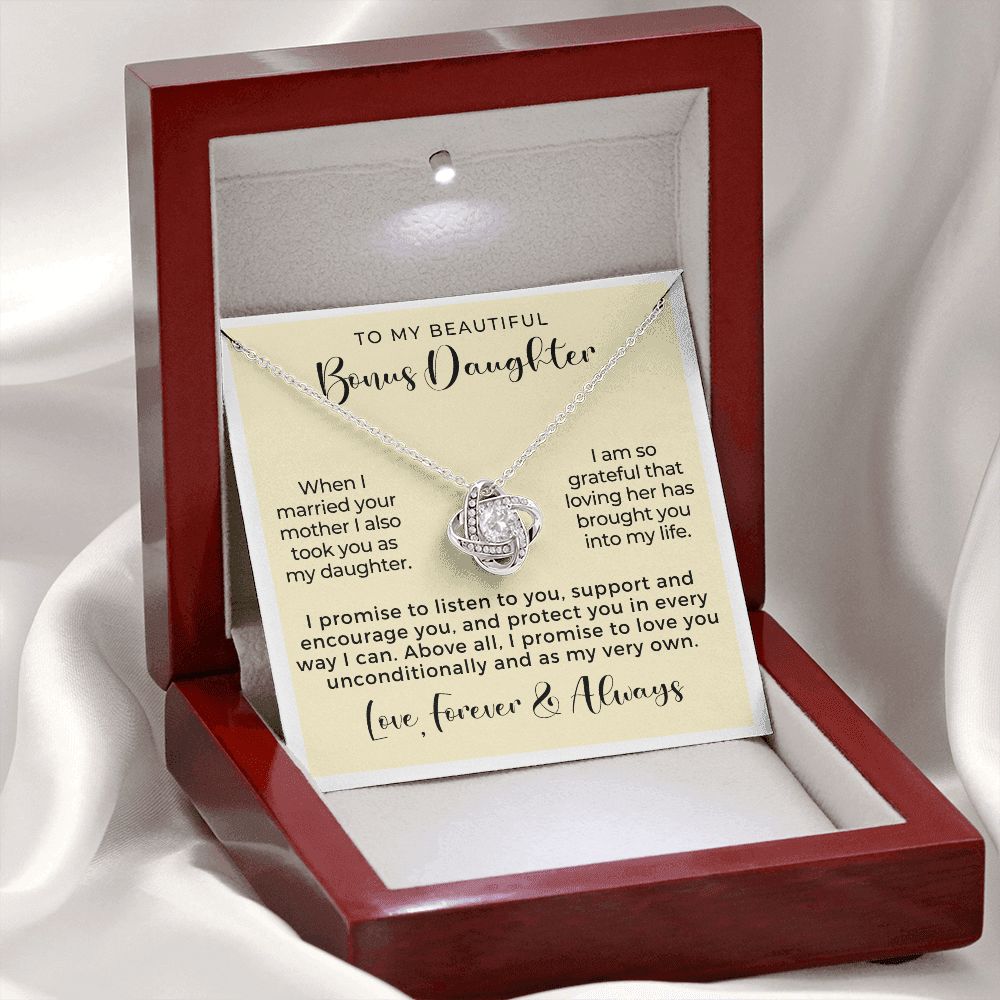 Stepdaughter Gift From Dad | Promise Necklace 0717T5