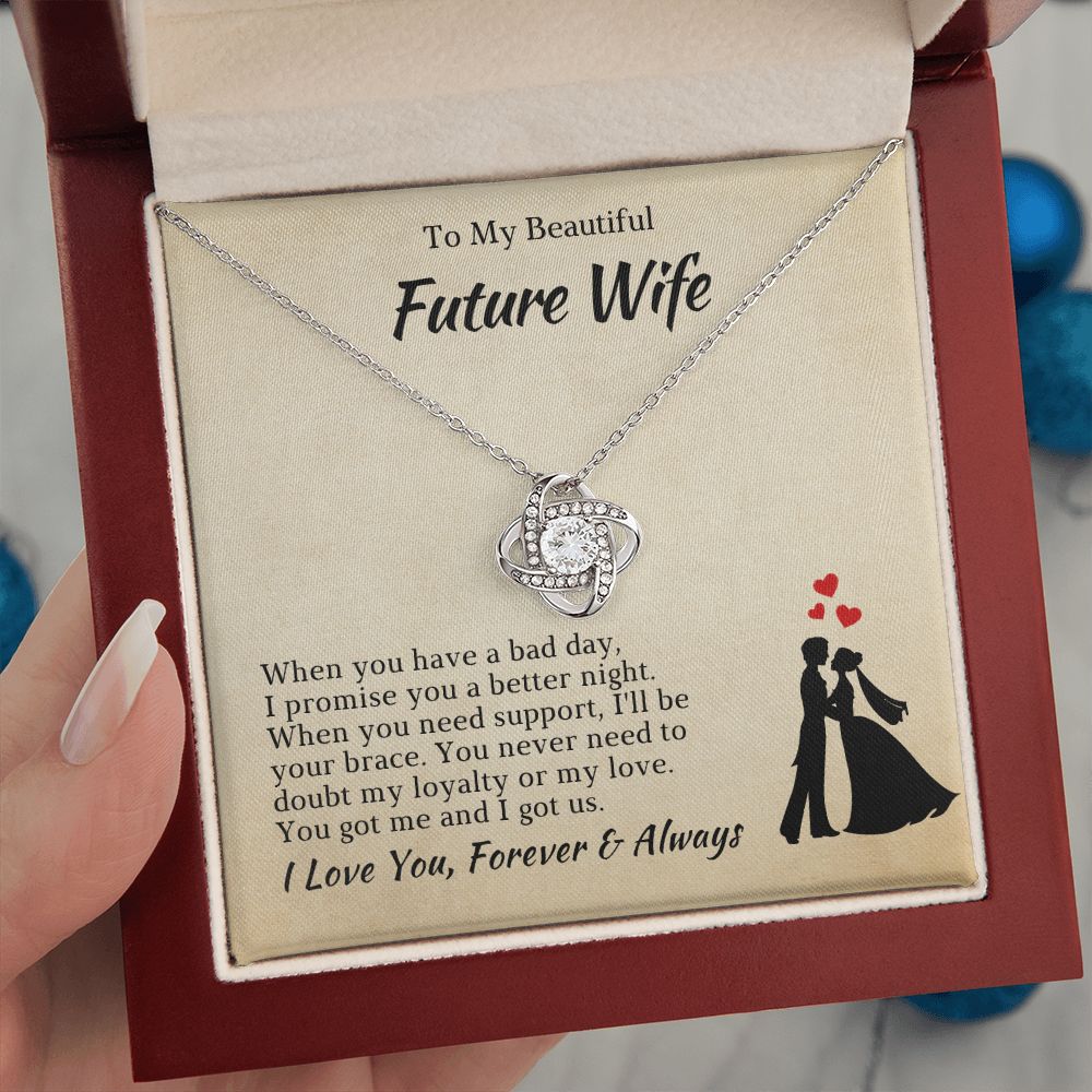 Future Wife, Mrs. Gift | I Love You Necklace 0733T3L