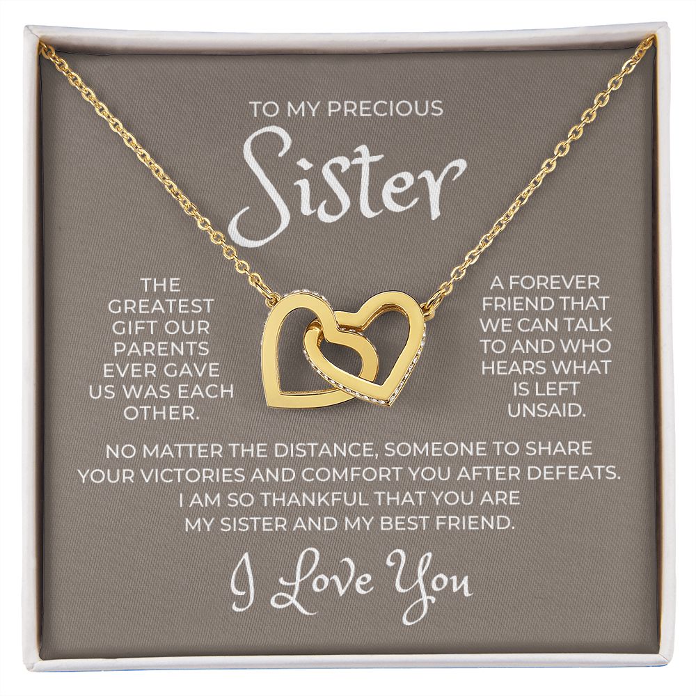 Gift For Sister | Greatest Gift Necklace 0648T8