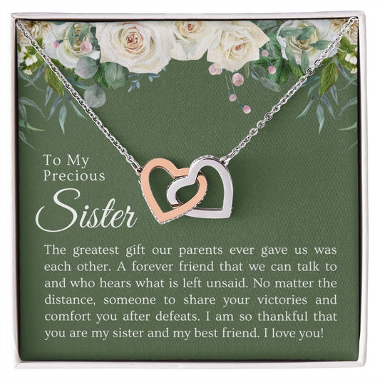 Gift For Sister | Greatest Gift Necklace 0648T1