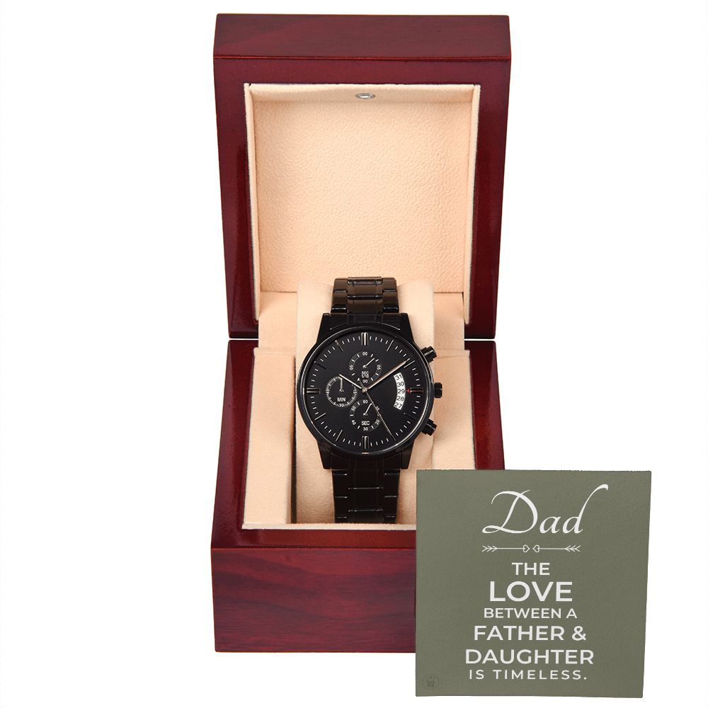 Gift For Dad From Daughter | Father and Daughter Men's Watch 0679T10