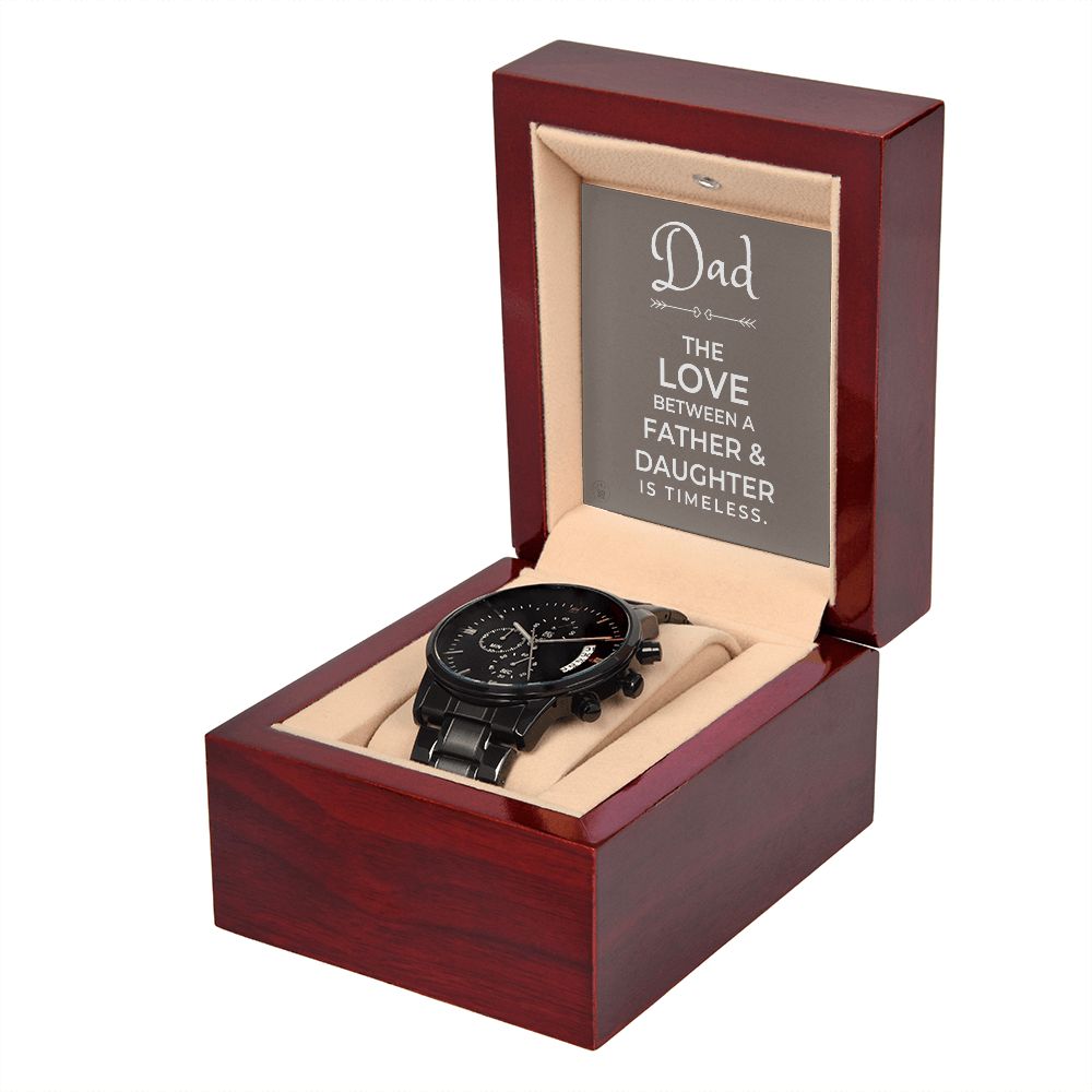 Gift For Dad From Daughter | Father and Daughter Men's Watch 0679T8