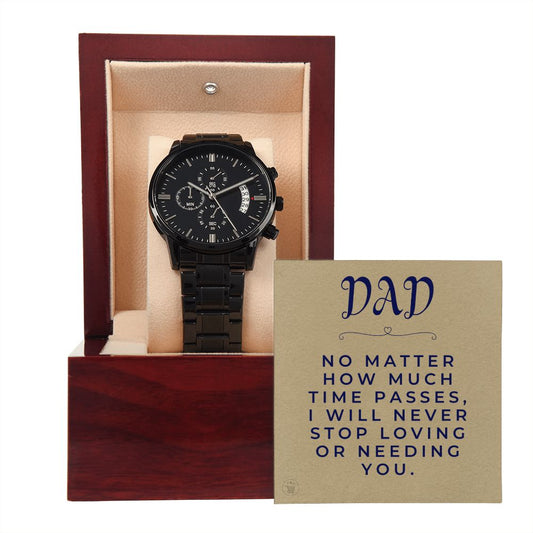 Gift For Dad | Never Stop Men's Watch 0680T6