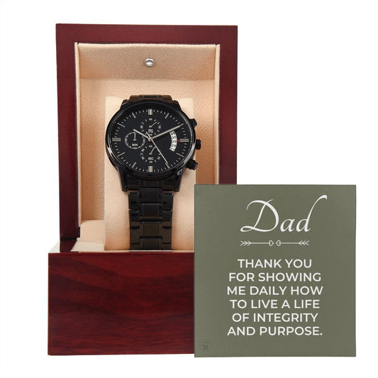 Gift For Dad | Thank You Men's Watch 0677T10
