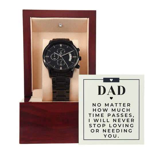 Gift For Dad | Never Stop Men's Watch 0680T2