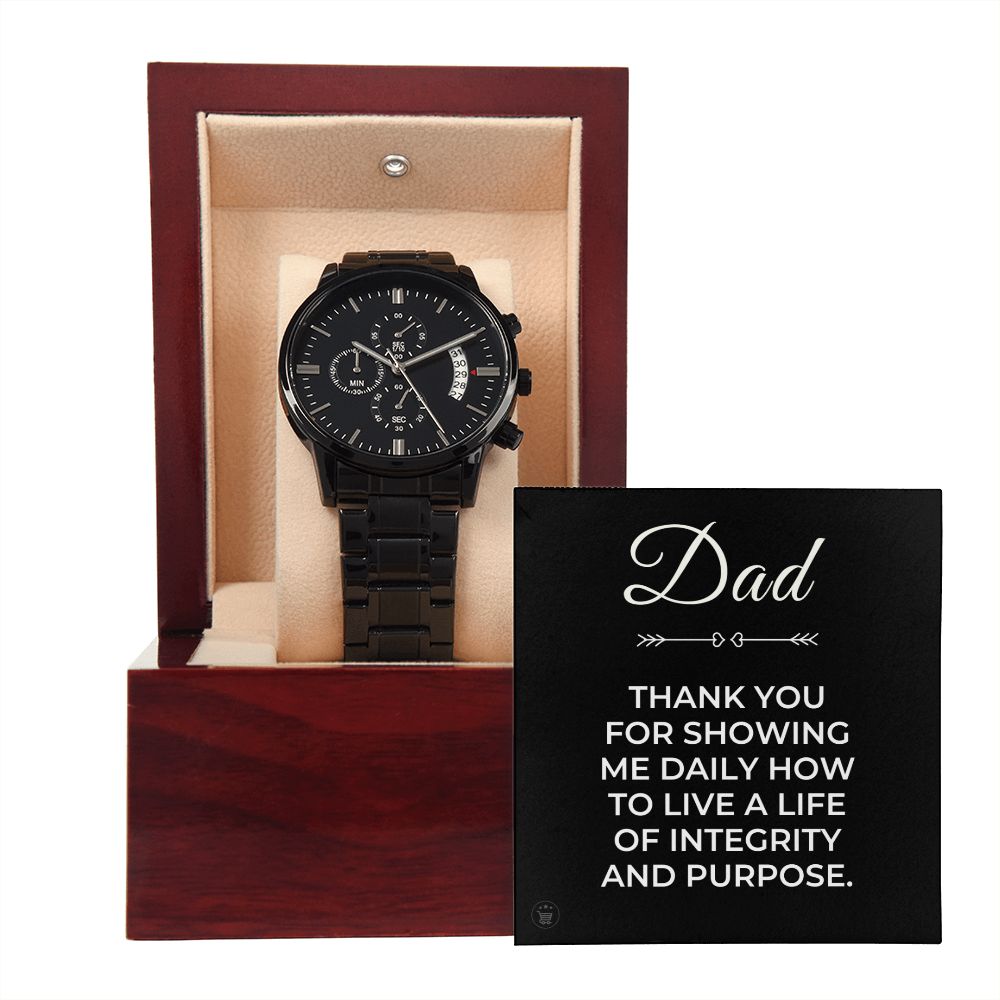 Gift For Dad | Thank You Men's Watch 0677T7