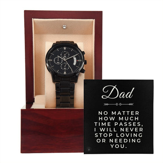 Gift For Dad | Never Stop Men's Watch 0680T7