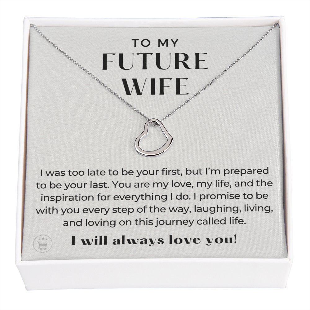 Future Wife, Future Mrs. Gift | Every Step Necklace 0541T6