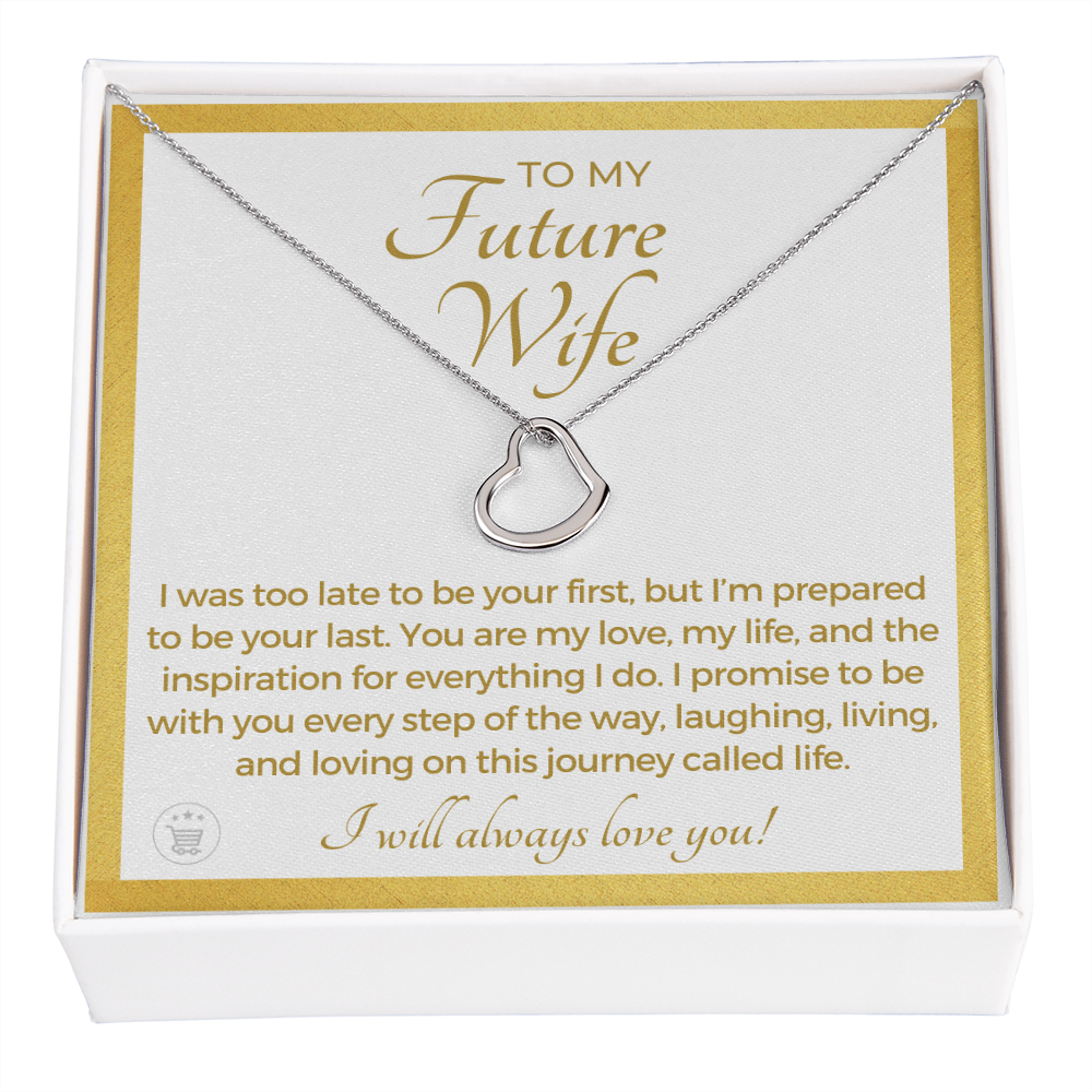 Future Wife, Future Mrs. Gift | Every Step Necklace 0541T4