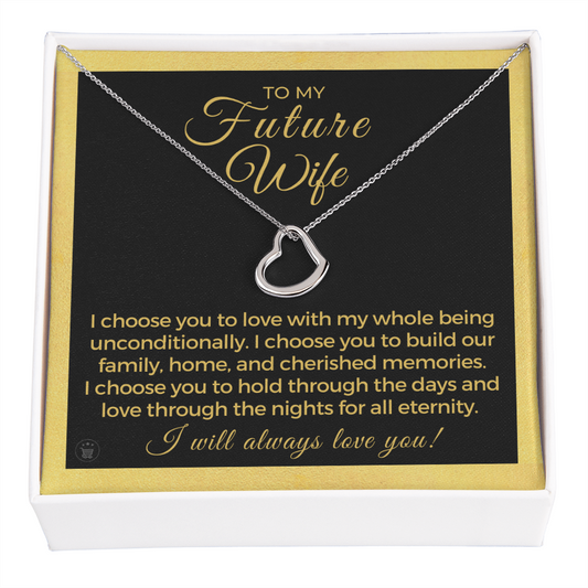 Future Wife, Future Mrs. Gift | I Choose Necklace 0543T8