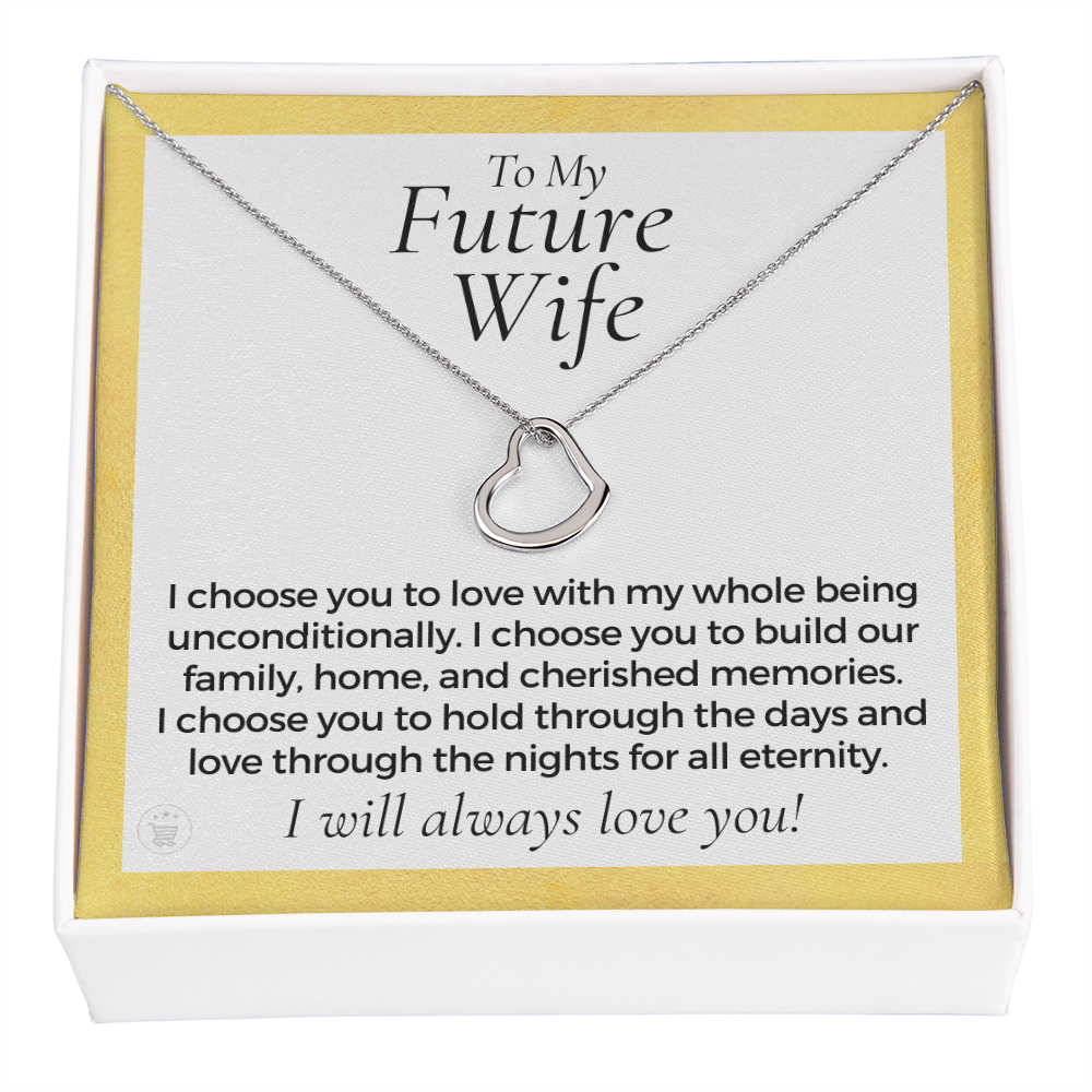 Future Wife, Future Mrs. Gift | I Choose Necklace 0543T7