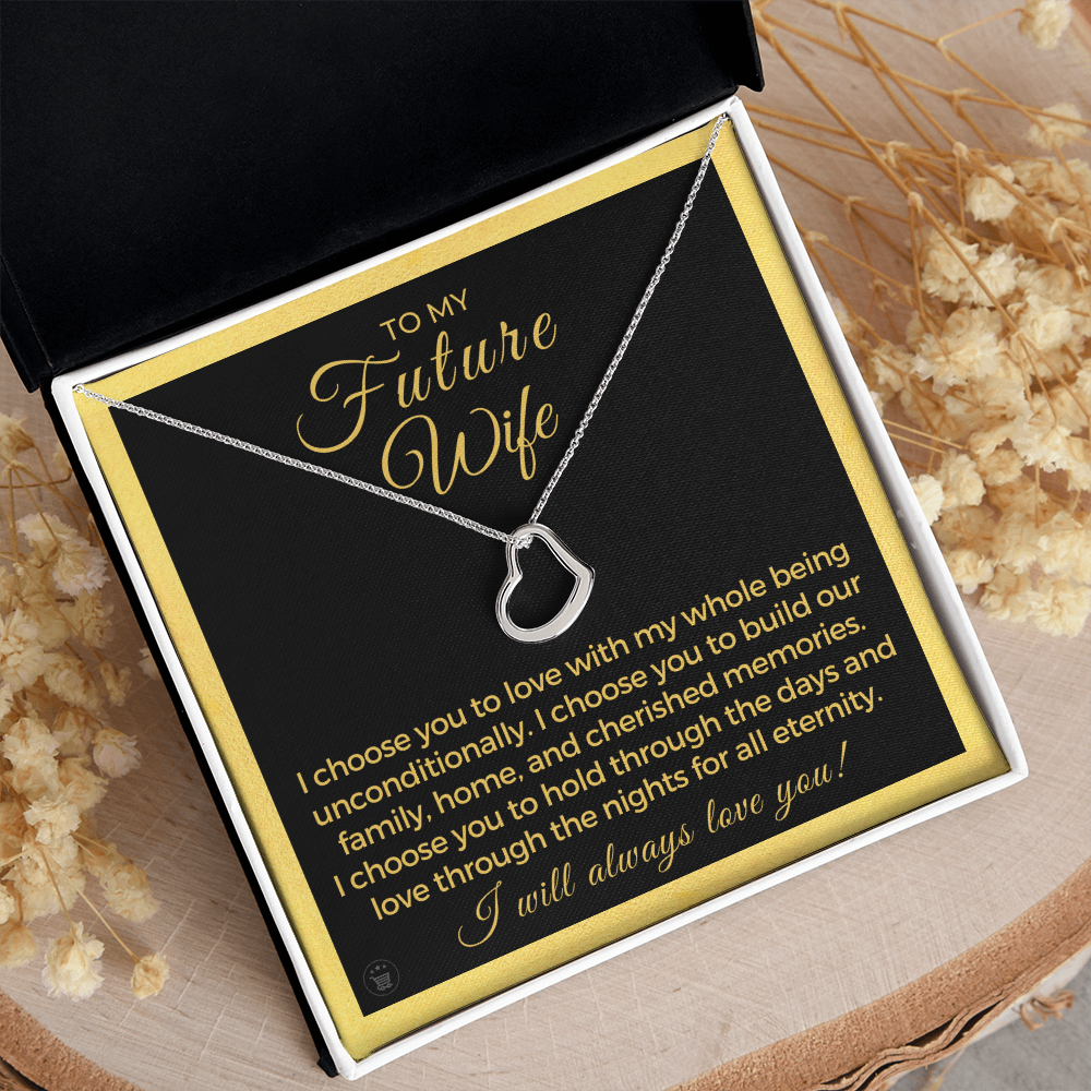 Future Wife, Future Mrs. Gift | I Choose Necklace 0543T8