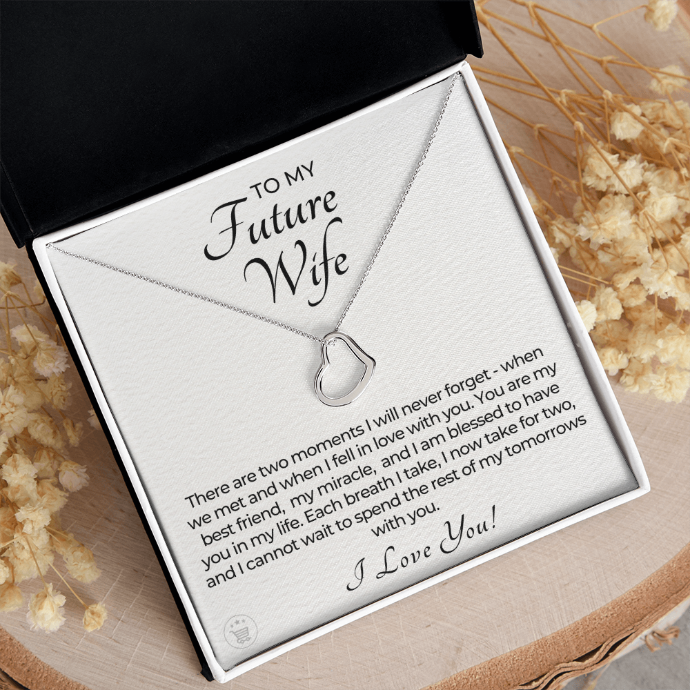 Future Wife, Future Mrs. Gift | Each Breath Necklace 0542T1