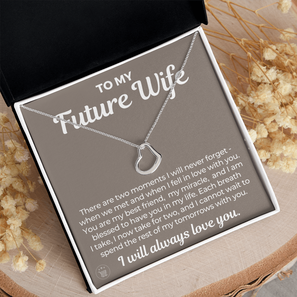 Future Wife, Future Mrs. Gift | Each Breath Necklace 0542T2