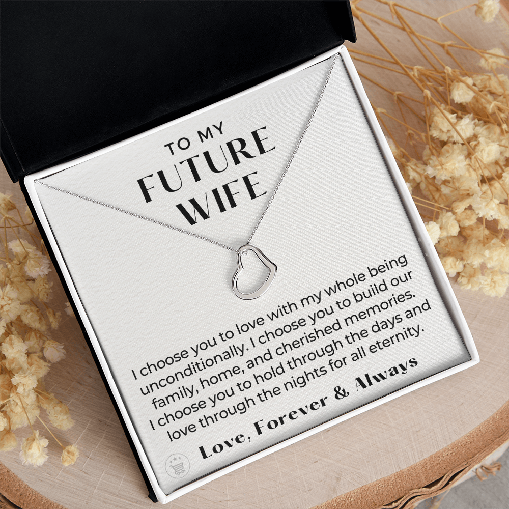 Future Wife, Future Mrs. Gift | I Choose Necklace 0543T6
