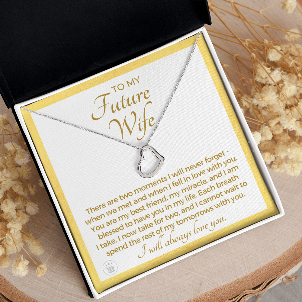 Future Wife, Future Mrs. Gift | Each Breath Necklace 0542T4