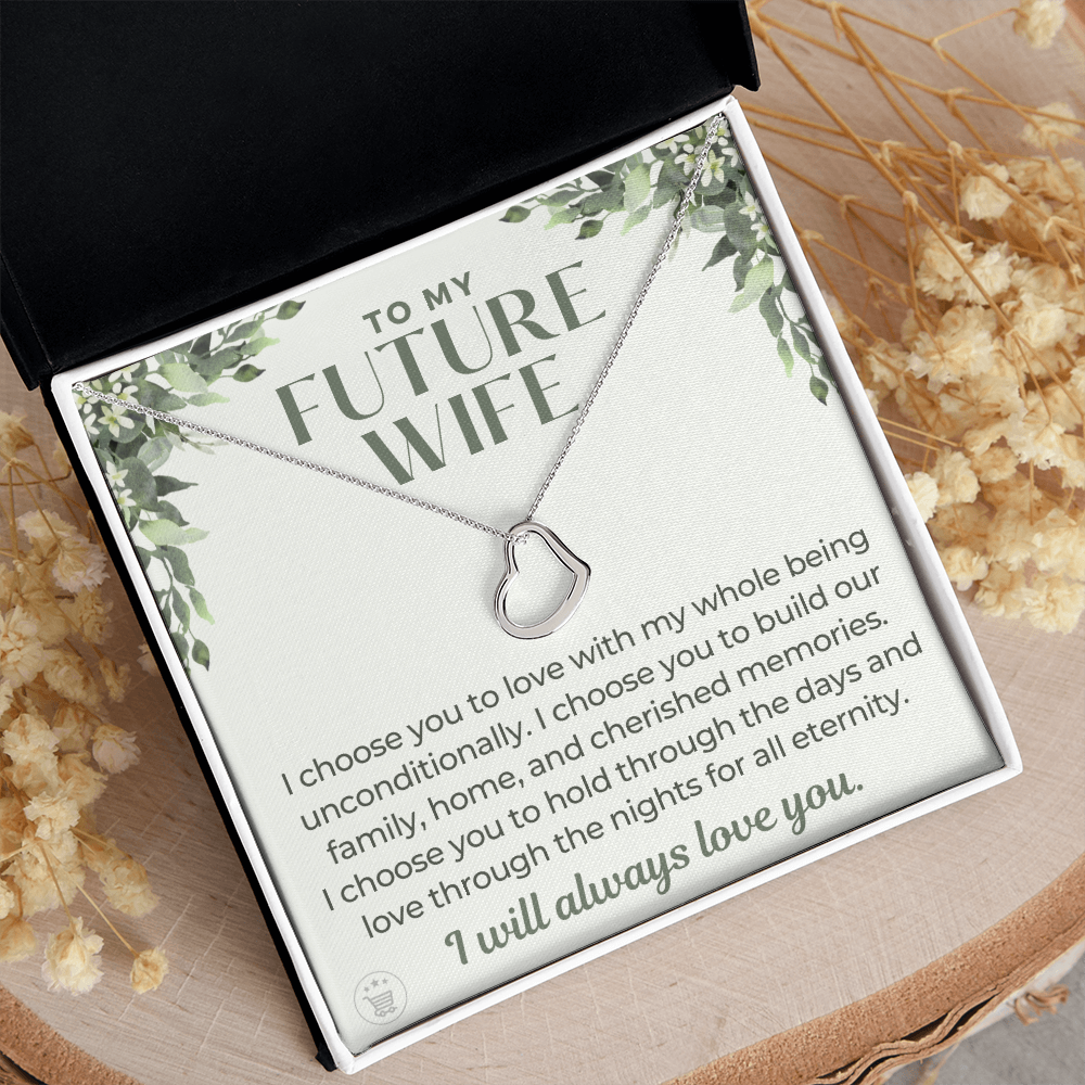 Future Wife, Future Mrs. Gift | I Choose Necklace 0543T5