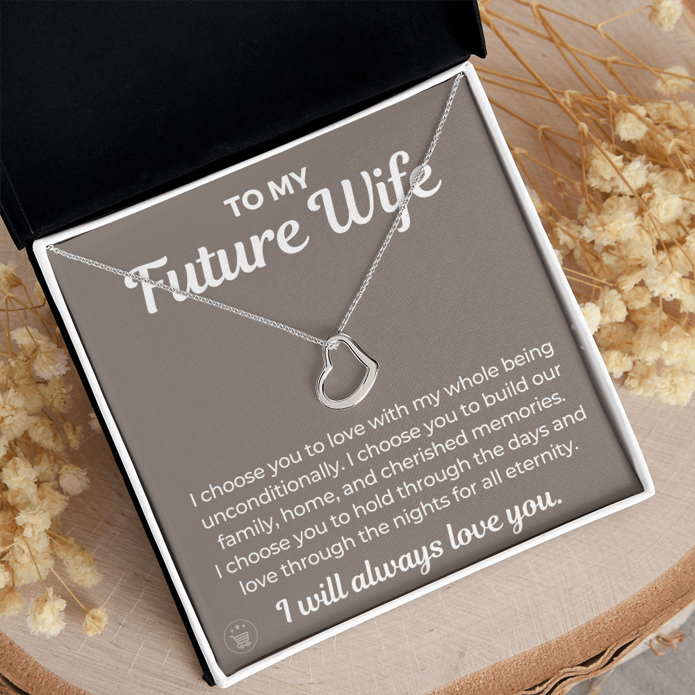 Future Wife, Future Mrs. Gift | I Choose Necklace 0543T2