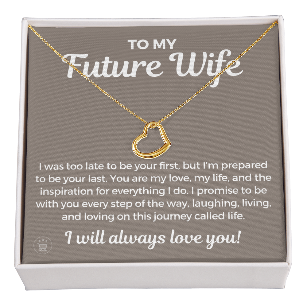 Future Wife, Future Mrs. Gift | Every Step Necklace 0541T2