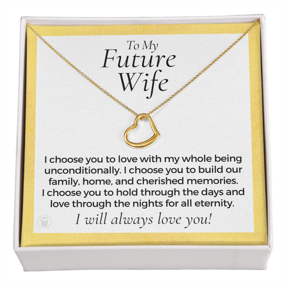 Future Wife, Future Mrs. Gift | I Choose Necklace 0543T7