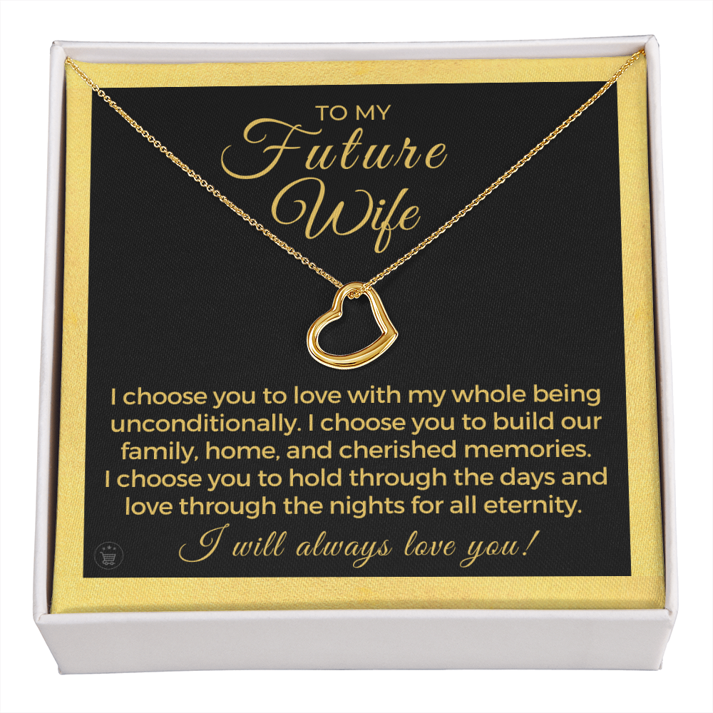 Future Wife, Future Mrs. Gift | I Choose Necklace 0543T8
