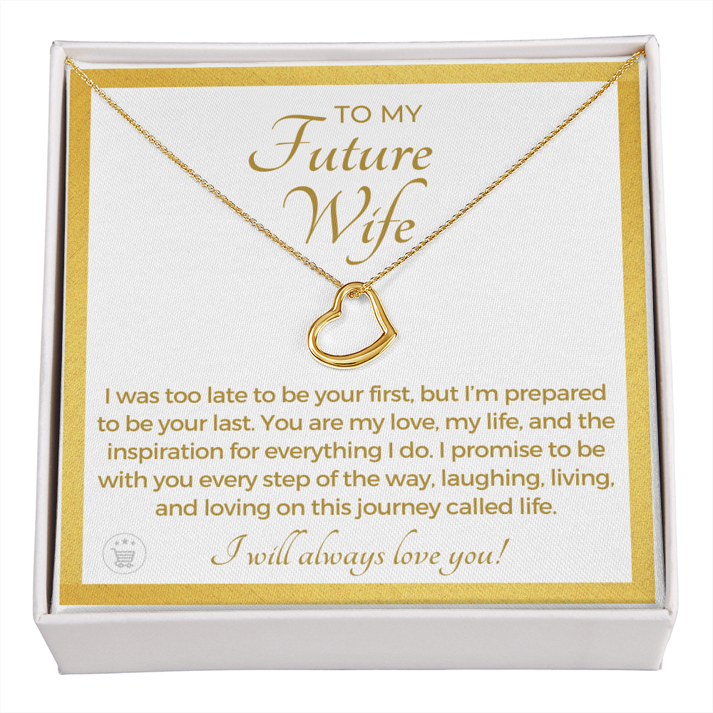 Future Wife, Future Mrs. Gift | Every Step Necklace 0541T4