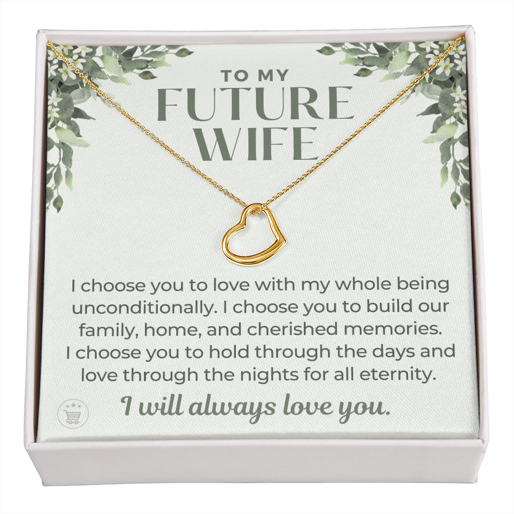 Future Wife, Future Mrs. Gift | I Choose Necklace 0543T5