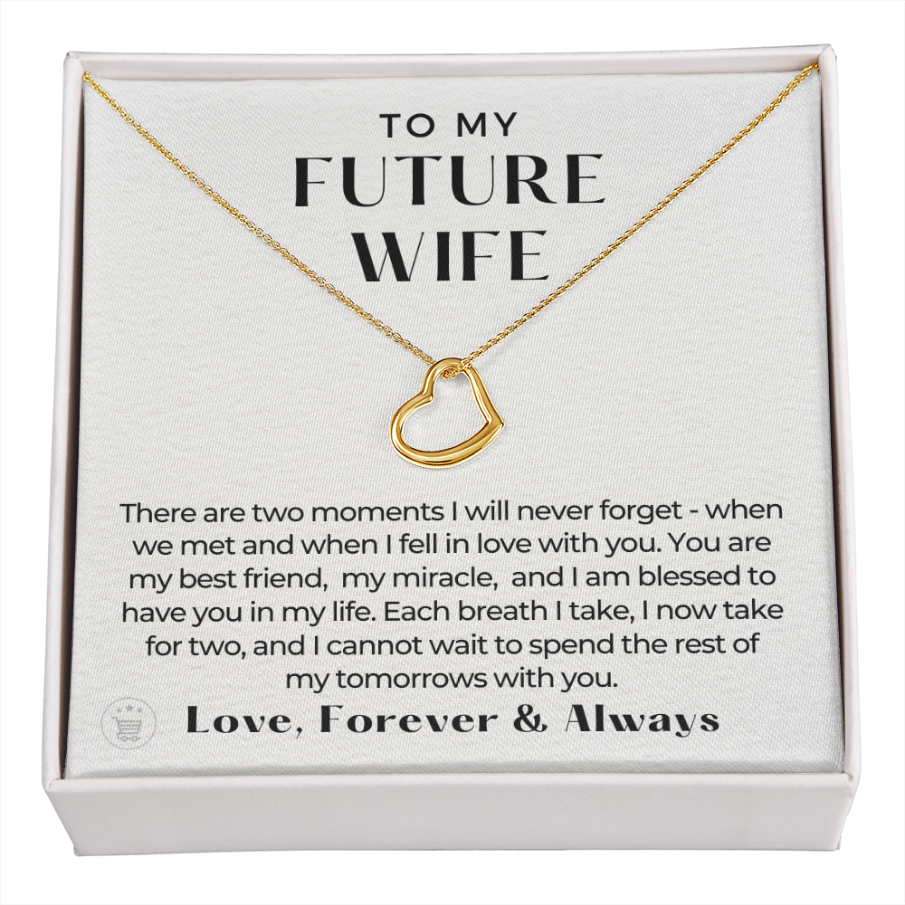 Future Wife, Future Mrs. Gift | Each Breath Necklace 0542T6