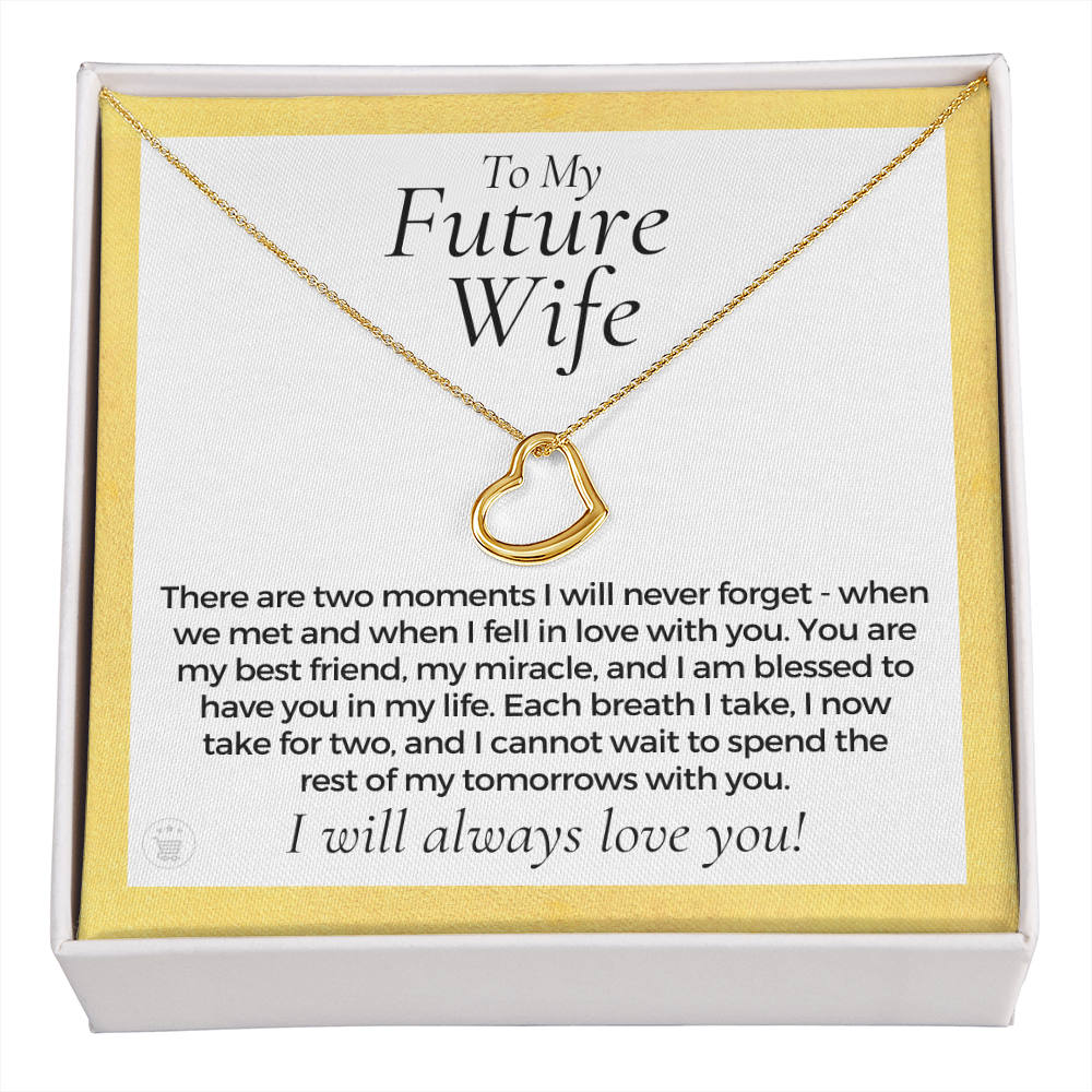 Future Wife, Future Mrs. Gift | Each Breath Necklace 0542T7