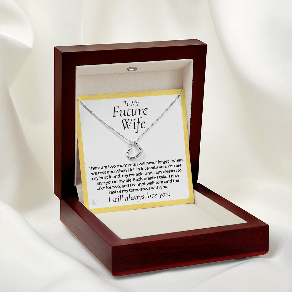 Future Wife, Future Mrs. Gift | Each Breath Necklace 0542T7