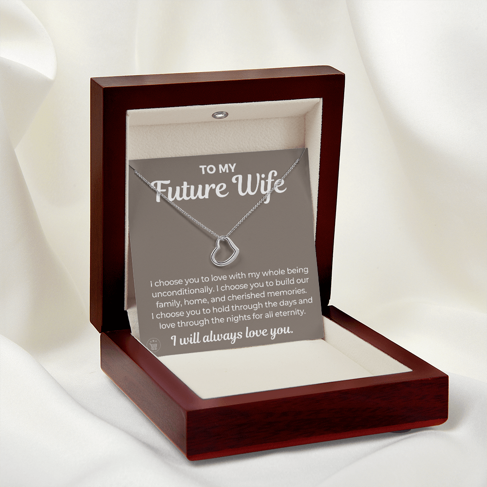 Future Wife, Future Mrs. Gift | I Choose Necklace 0543T2