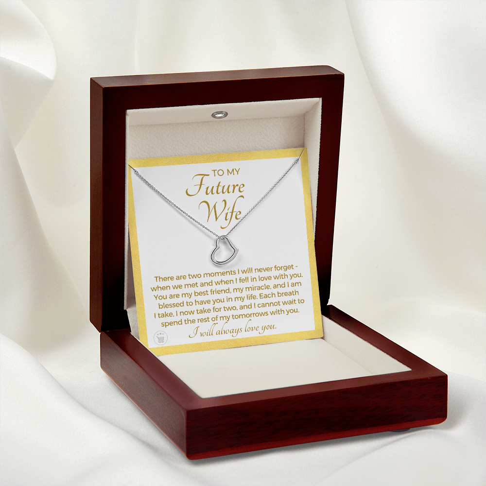 Future Wife, Future Mrs. Gift | Each Breath Necklace 0542T4