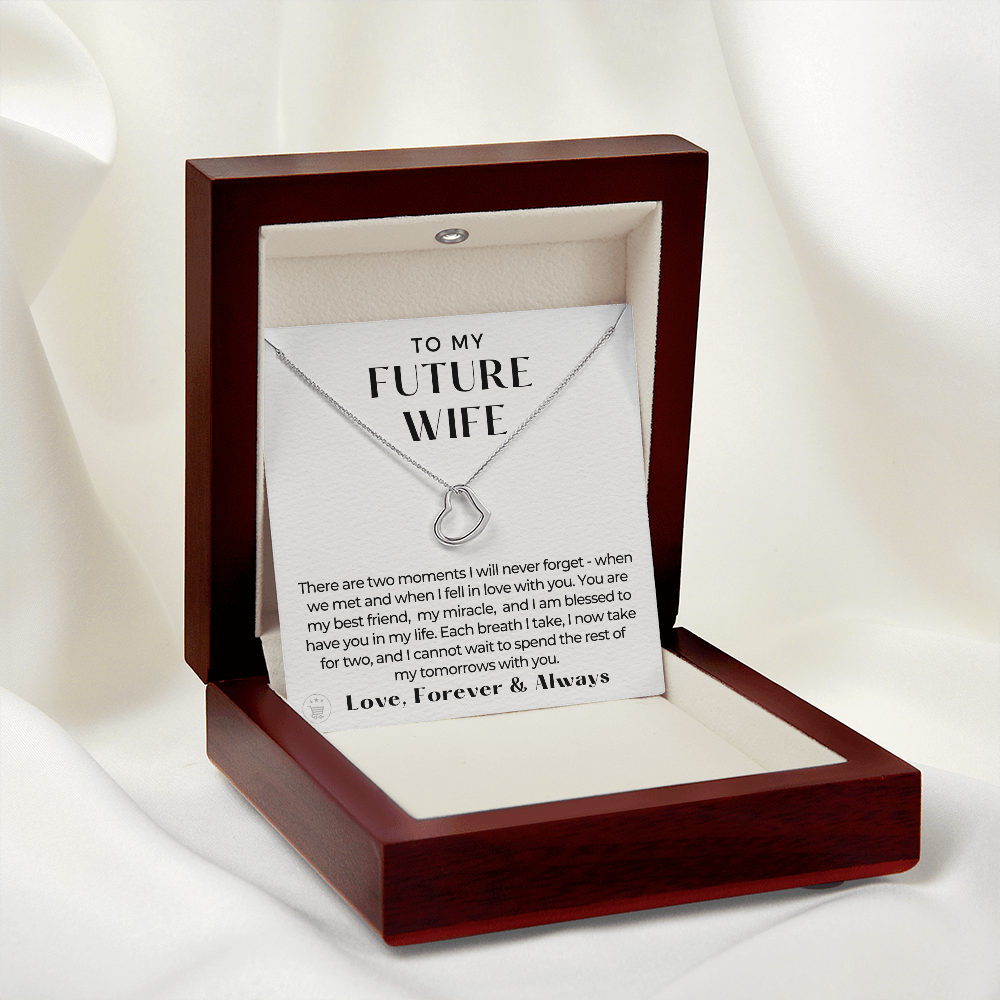 Future Wife, Future Mrs. Gift | Each Breath Necklace 0542T6