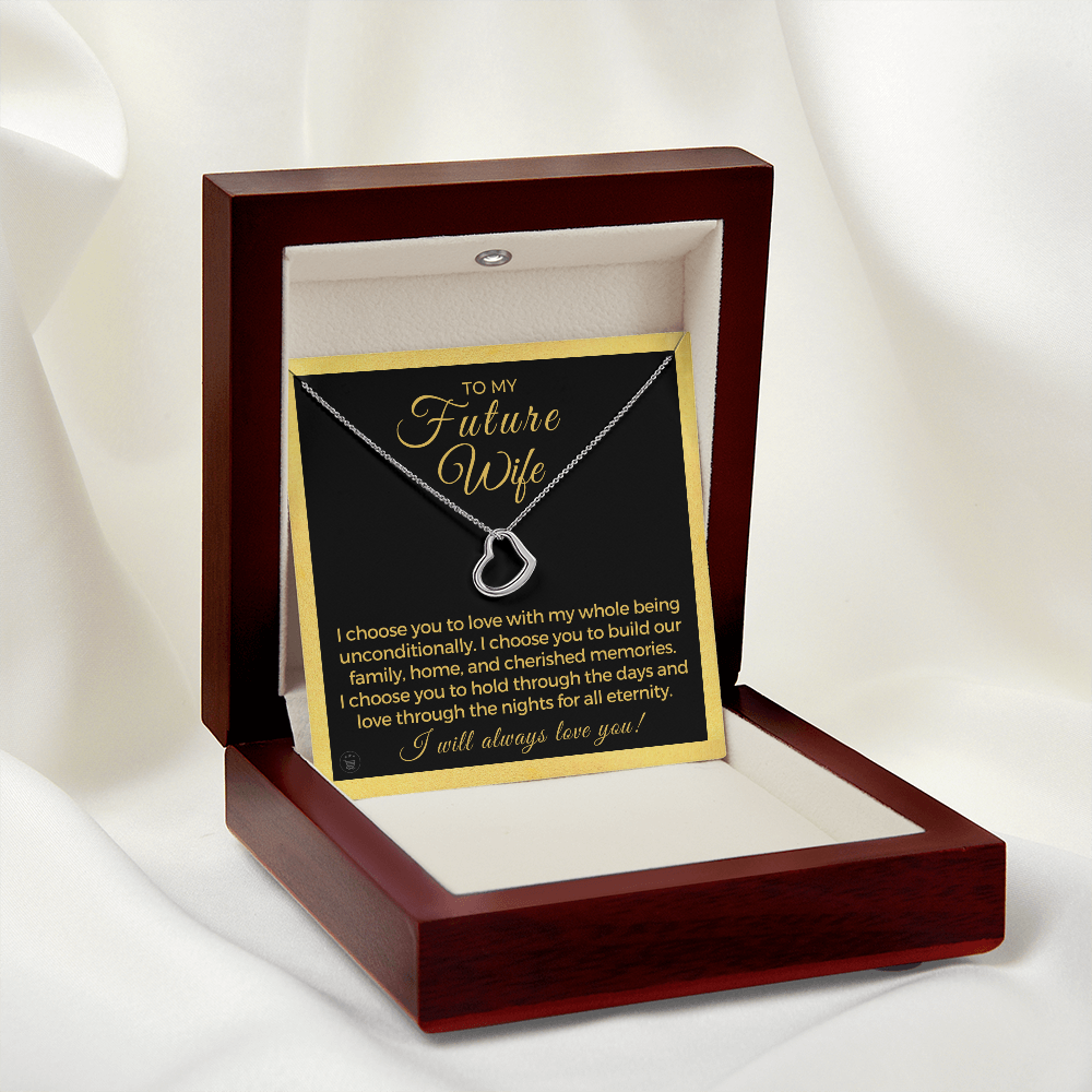 Future Wife, Future Mrs. Gift | I Choose Necklace 0543T8