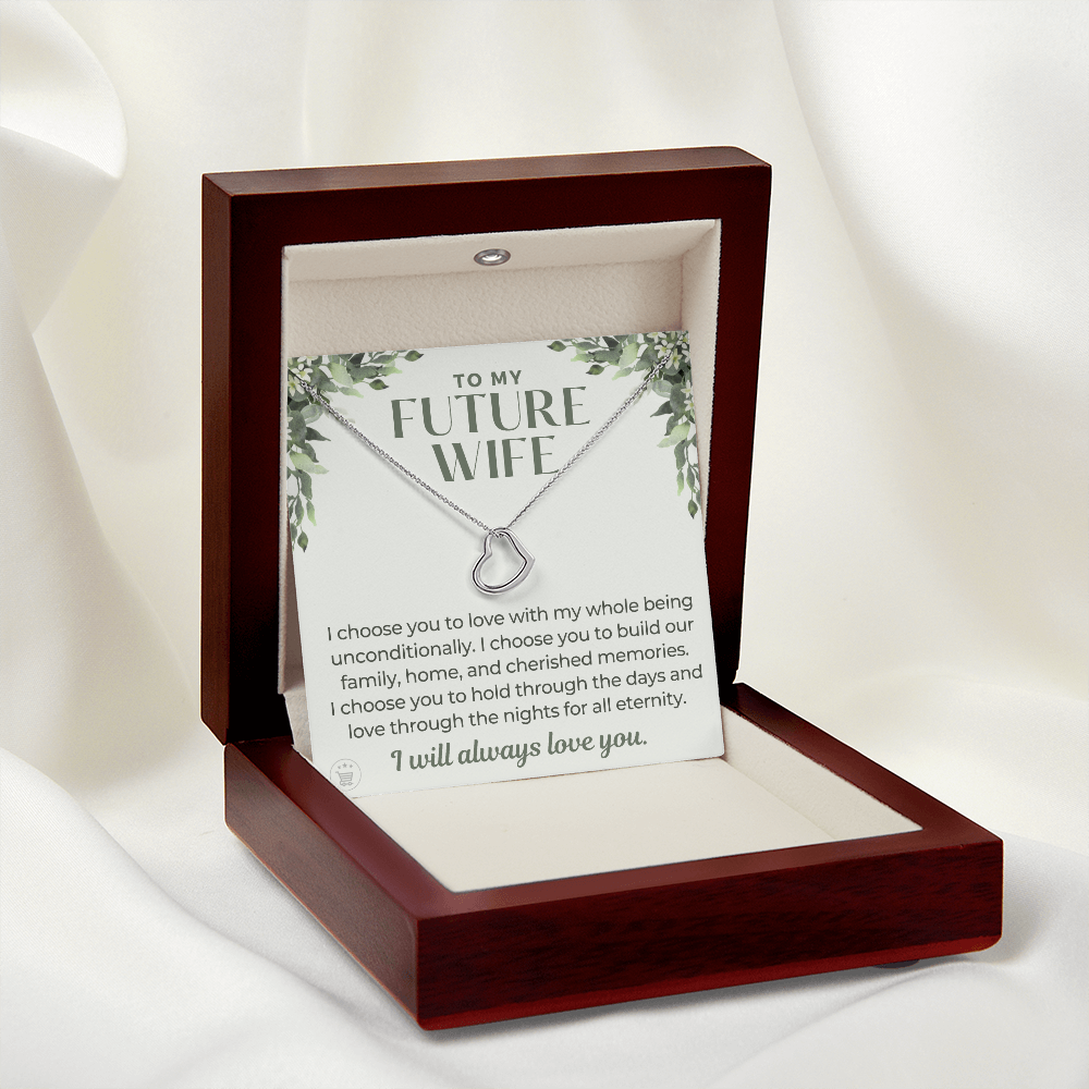 Future Wife, Future Mrs. Gift | I Choose Necklace 0543T5