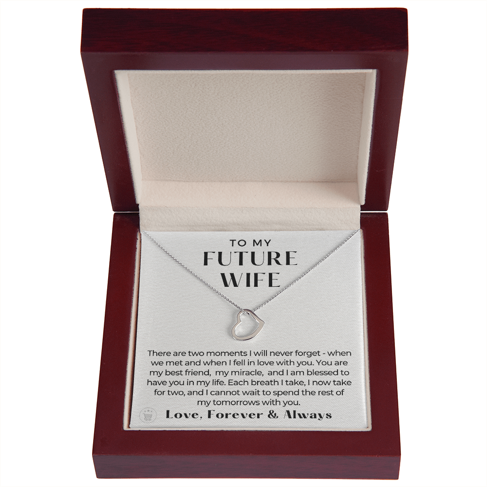 Future Wife, Future Mrs. Gift | Each Breath Necklace 0542T6