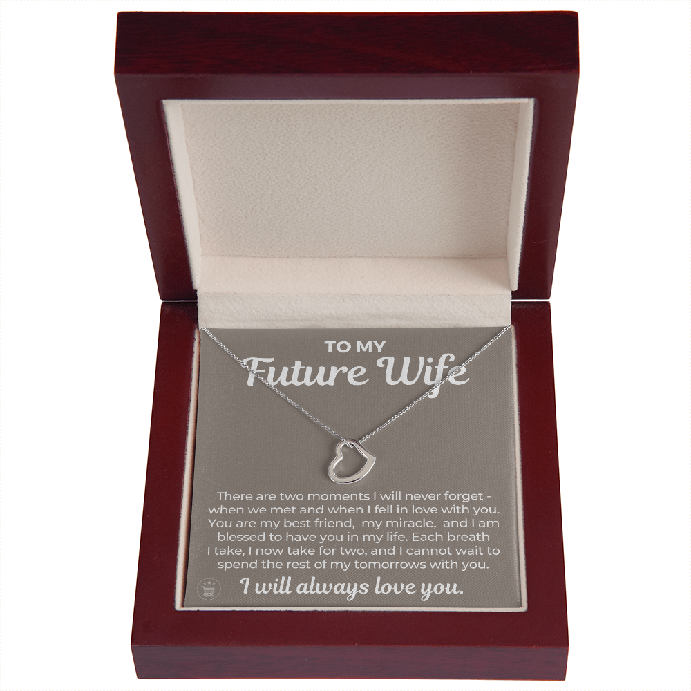 Future Wife, Future Mrs. Gift | Each Breath Necklace 0542T2
