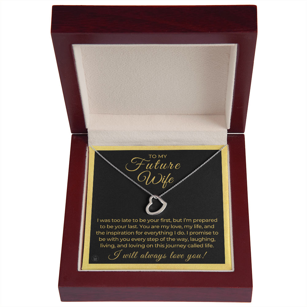Future Wife, Future Mrs. Gift | Every Step Necklace 0541T8
