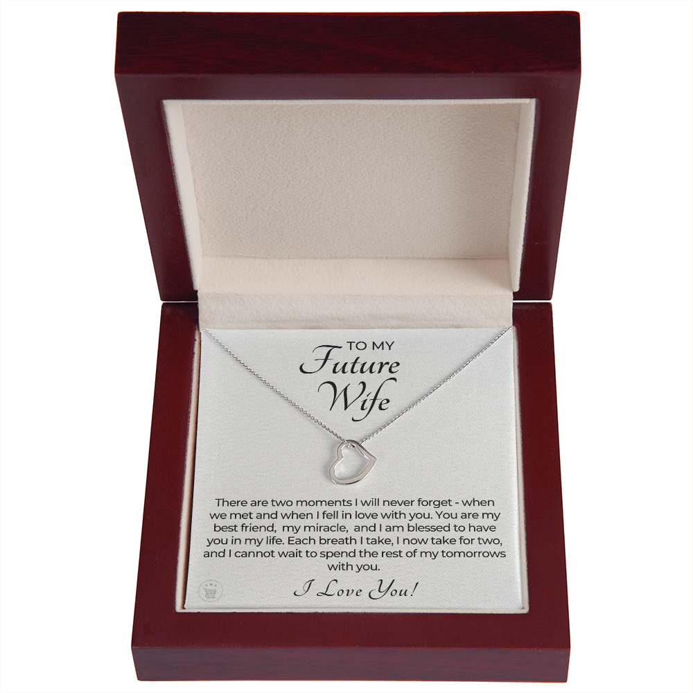 Future Wife, Future Mrs. Gift | Each Breath Necklace 0542T1