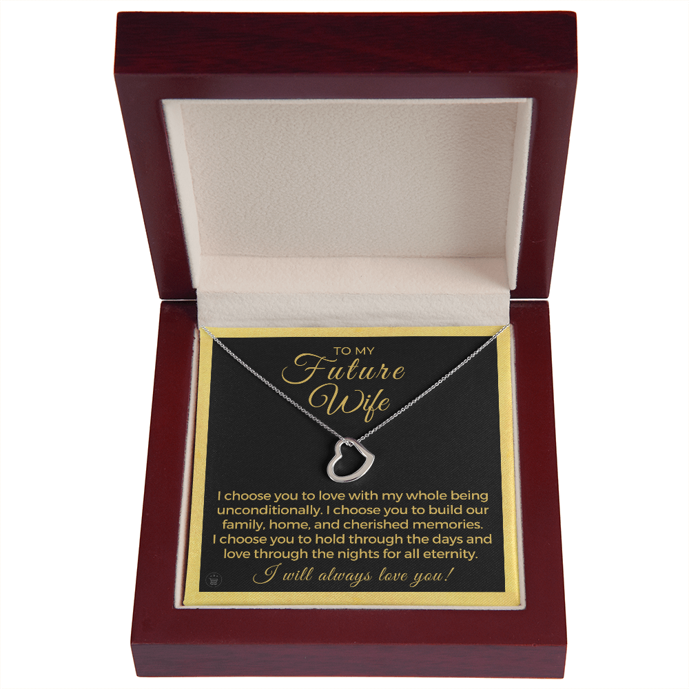Future Wife, Future Mrs. Gift | I Choose Necklace 0543T8