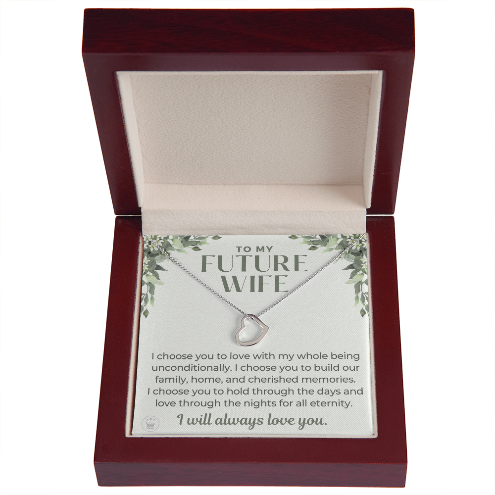 Future Wife, Future Mrs. Gift | I Choose Necklace 0543T5