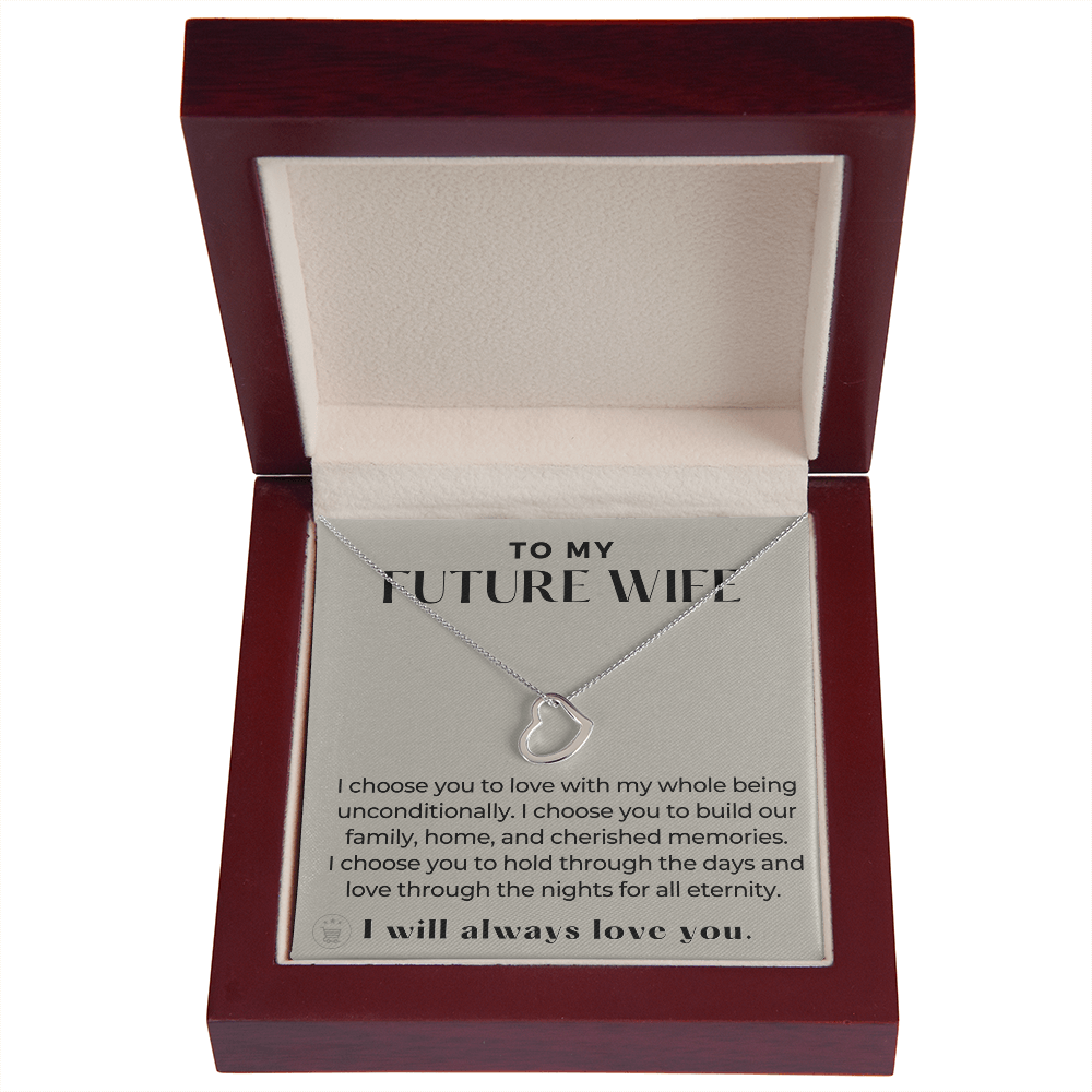 Future Wife, Future Mrs. Gift | I Choose Necklace 0543T3
