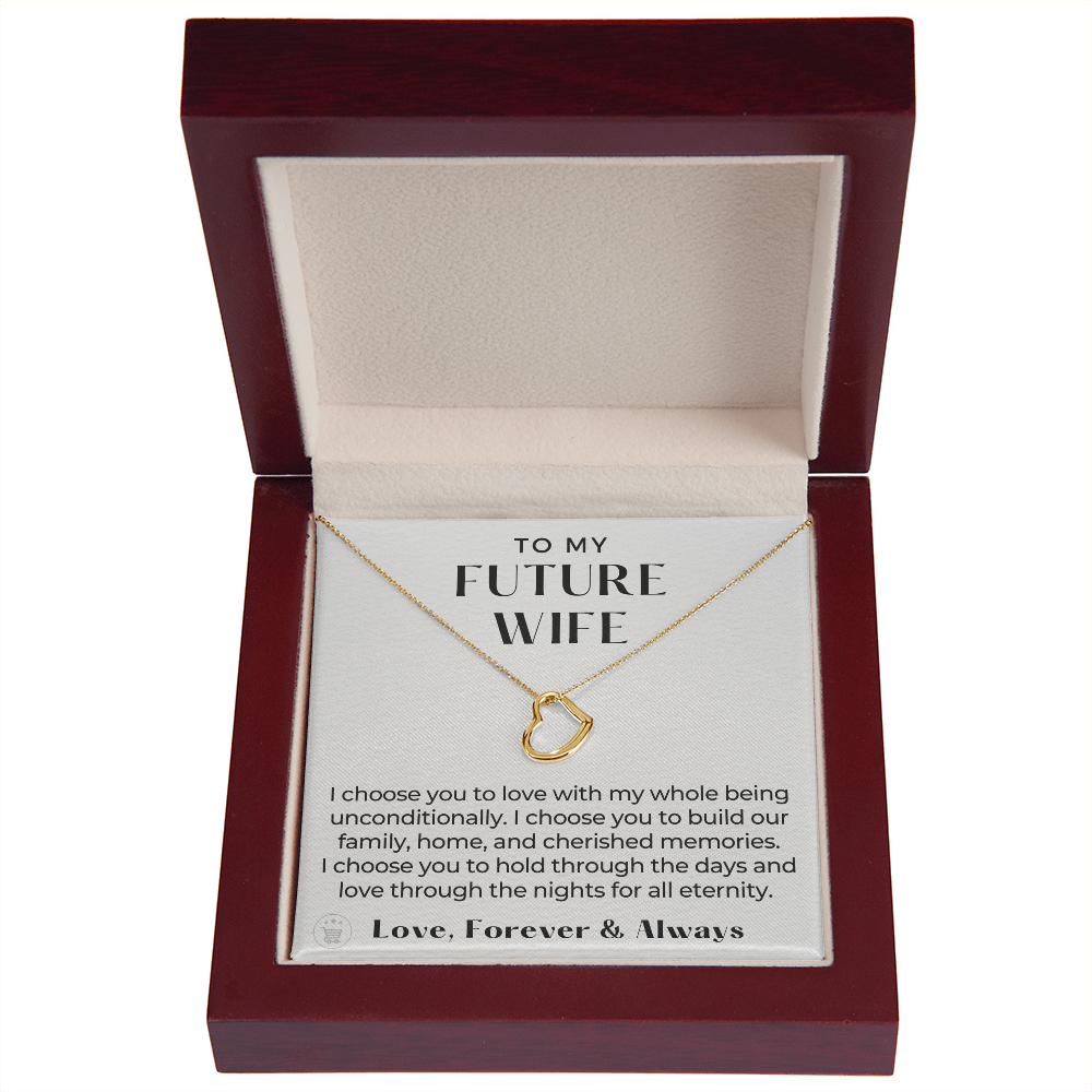 Future Wife, Future Mrs. Gift | I Choose Necklace 0543T6