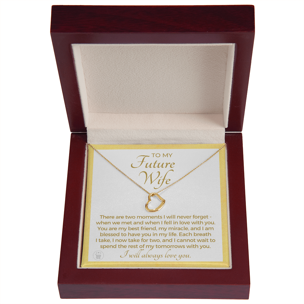 Future Wife, Future Mrs. Gift | Each Breath Necklace 0542T4