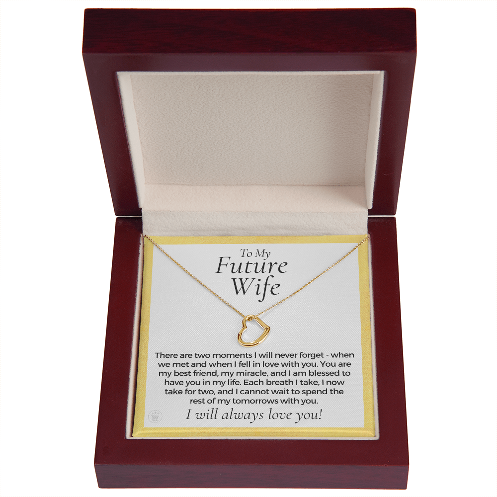 Future Wife, Future Mrs. Gift | Each Breath Necklace 0542T7